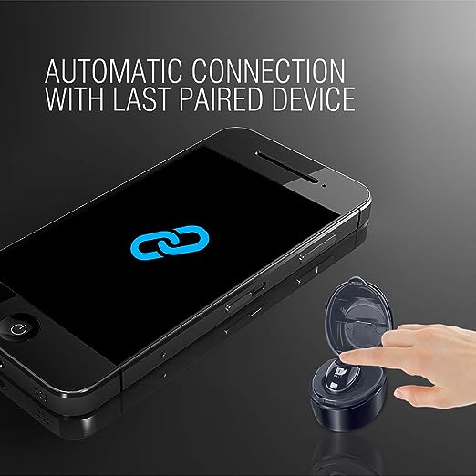 iBall B9 Nano Earwear Ring-Dock Bluetooth Wireless in Ear Earphones with Mic (Black) iBall B9 Nano Earwear Ring-Dock Bluetooth Wireless in Ear Earphones with Mic (Black)